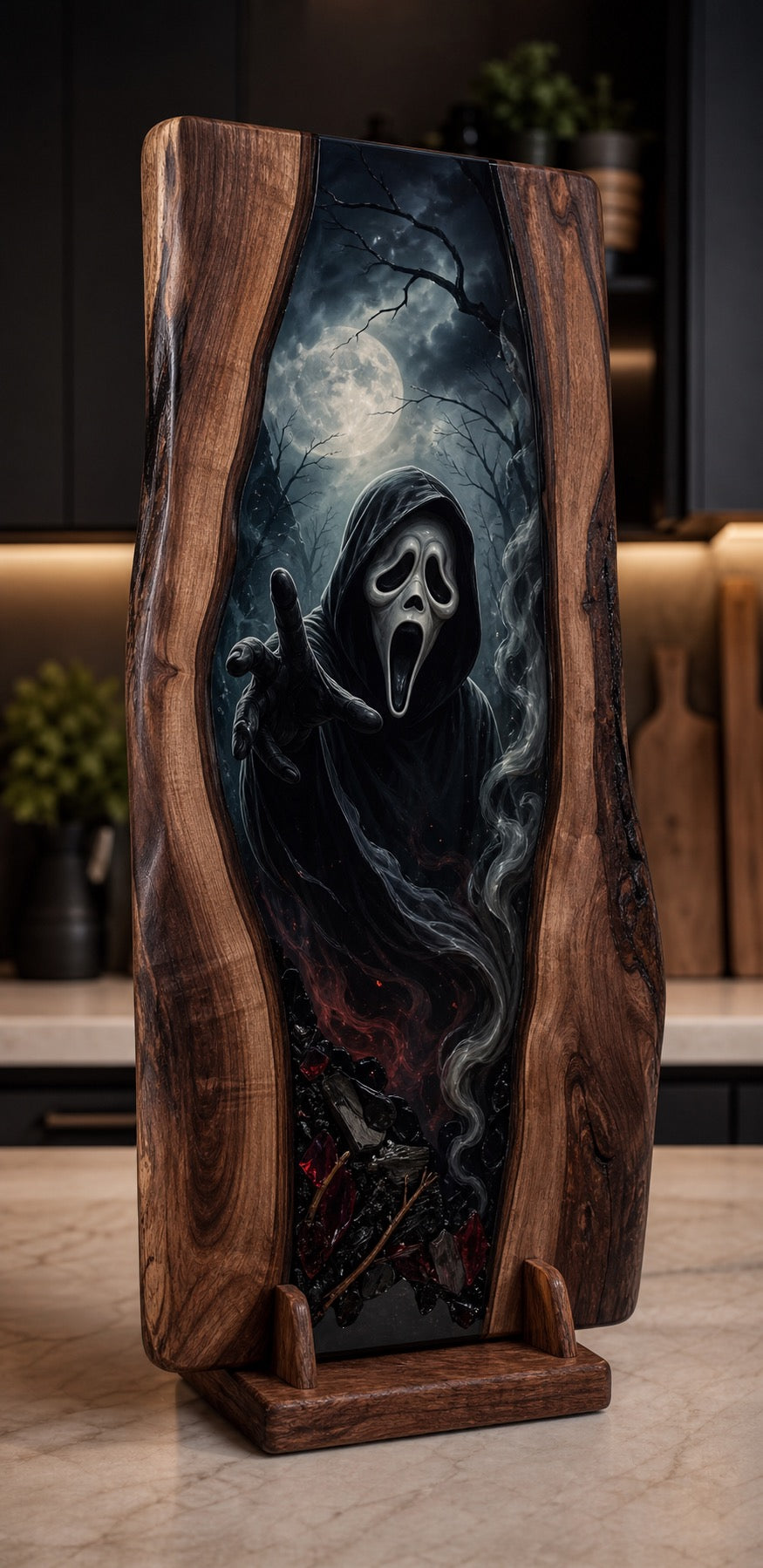 Horror Resin Cutting Boards