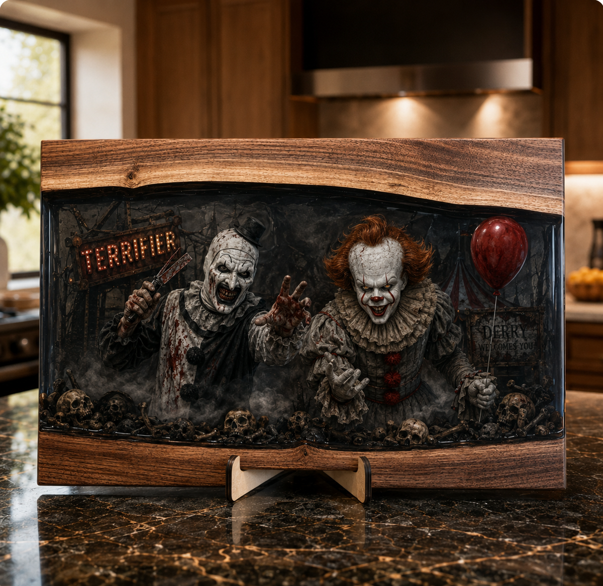 Horror Resin Cutting Boards