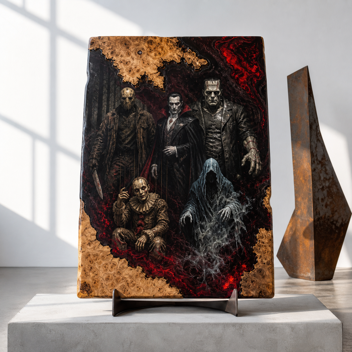 Horror Resin Cutting Boards