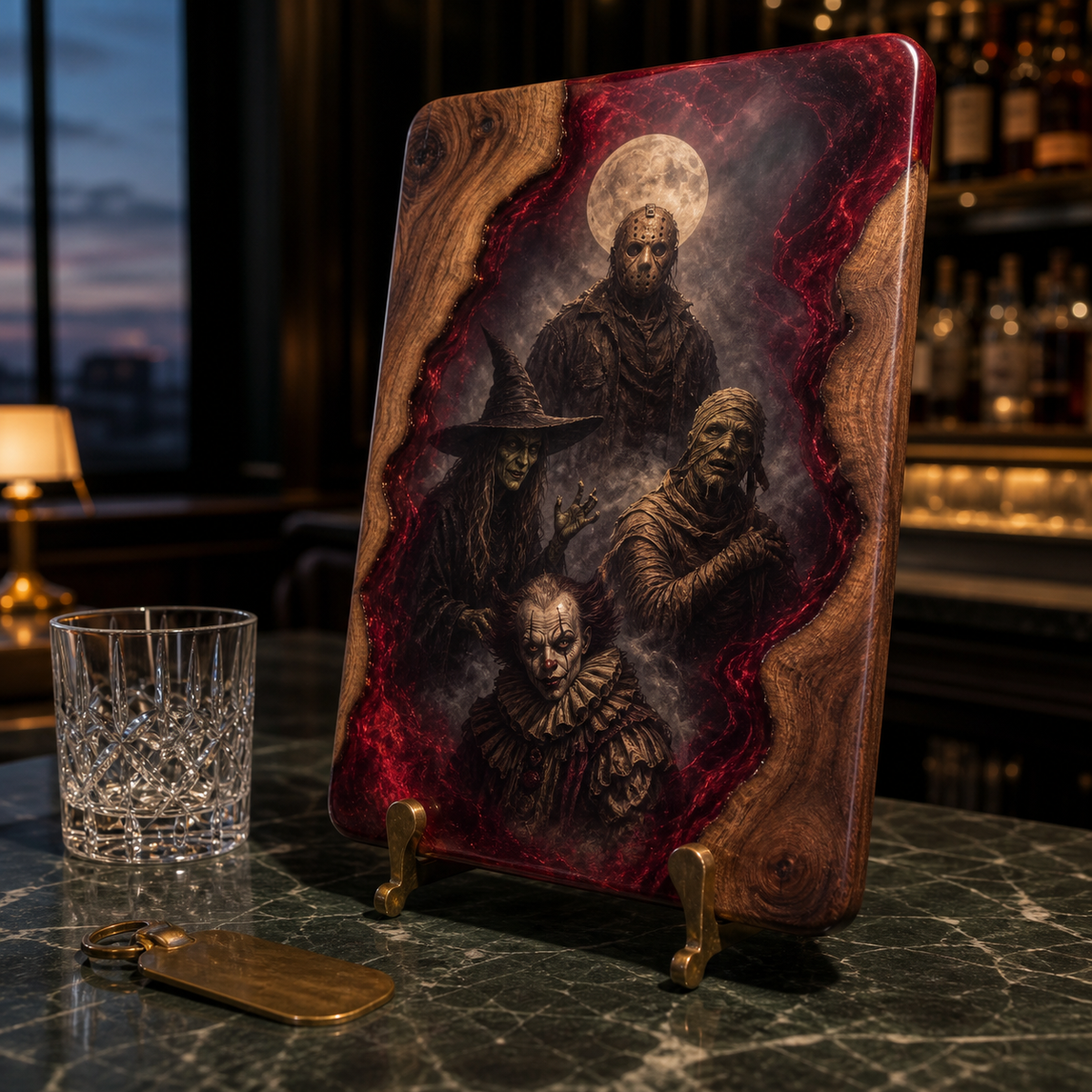 Horror Resin Cutting Boards
