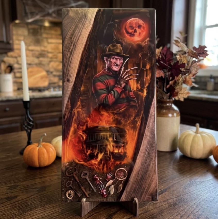 Horror Resin Cutting Boards