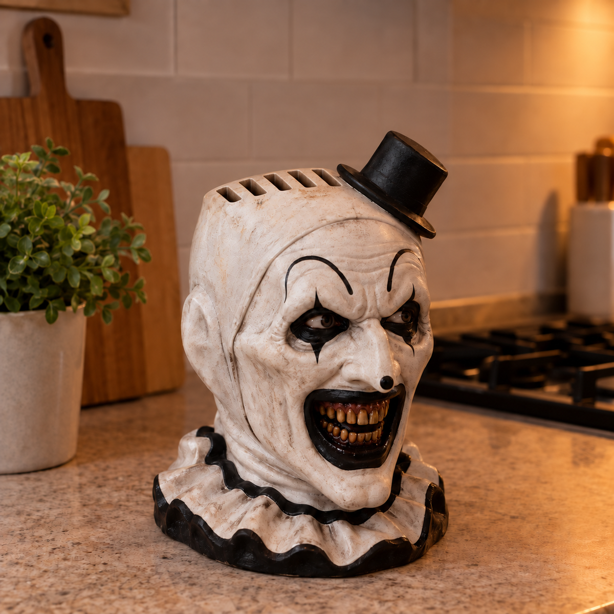 Concept rendering of art holder only handmade horror knife holder